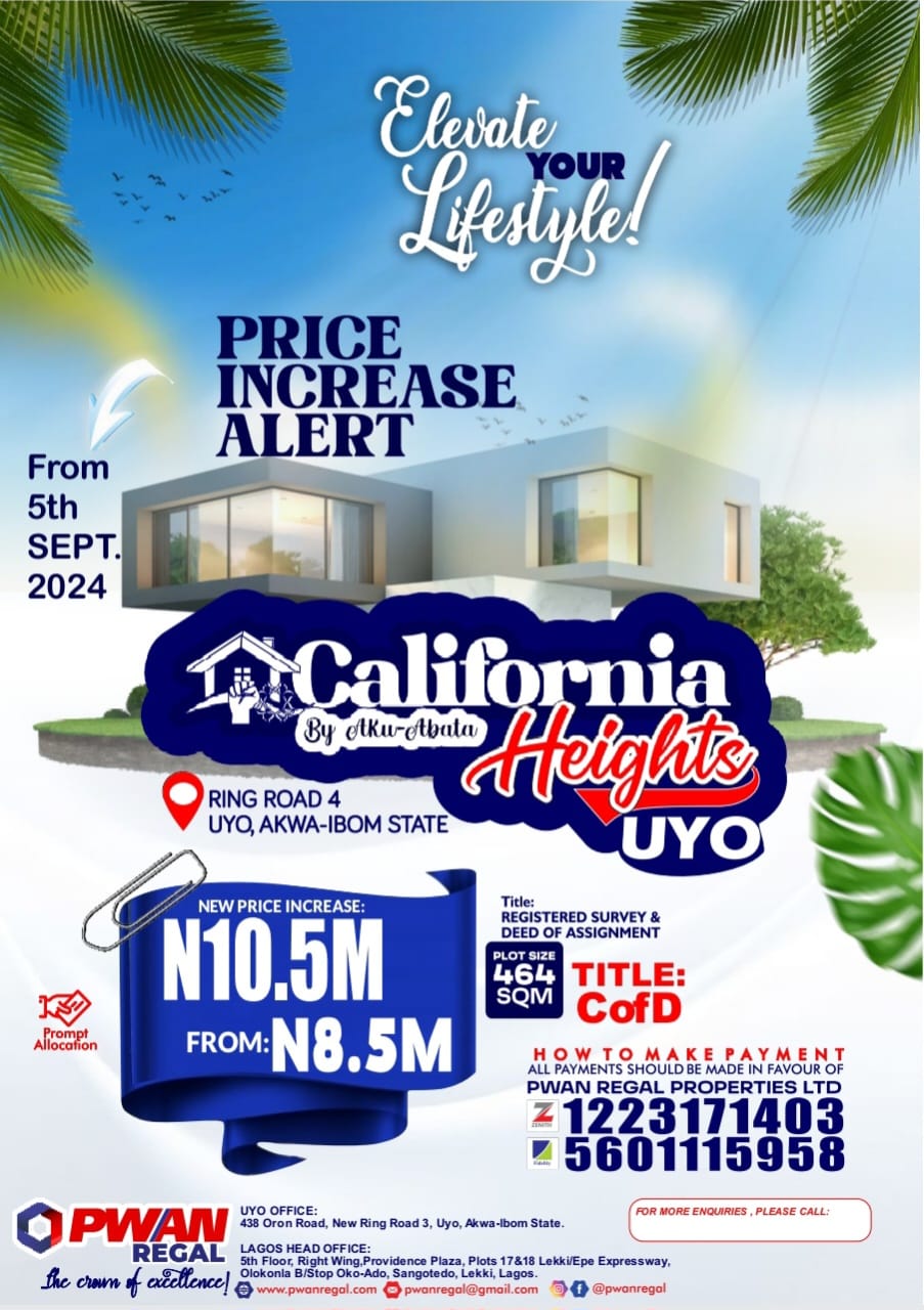 California Heights by Aku Abata, Uyo Akwa Ibom State