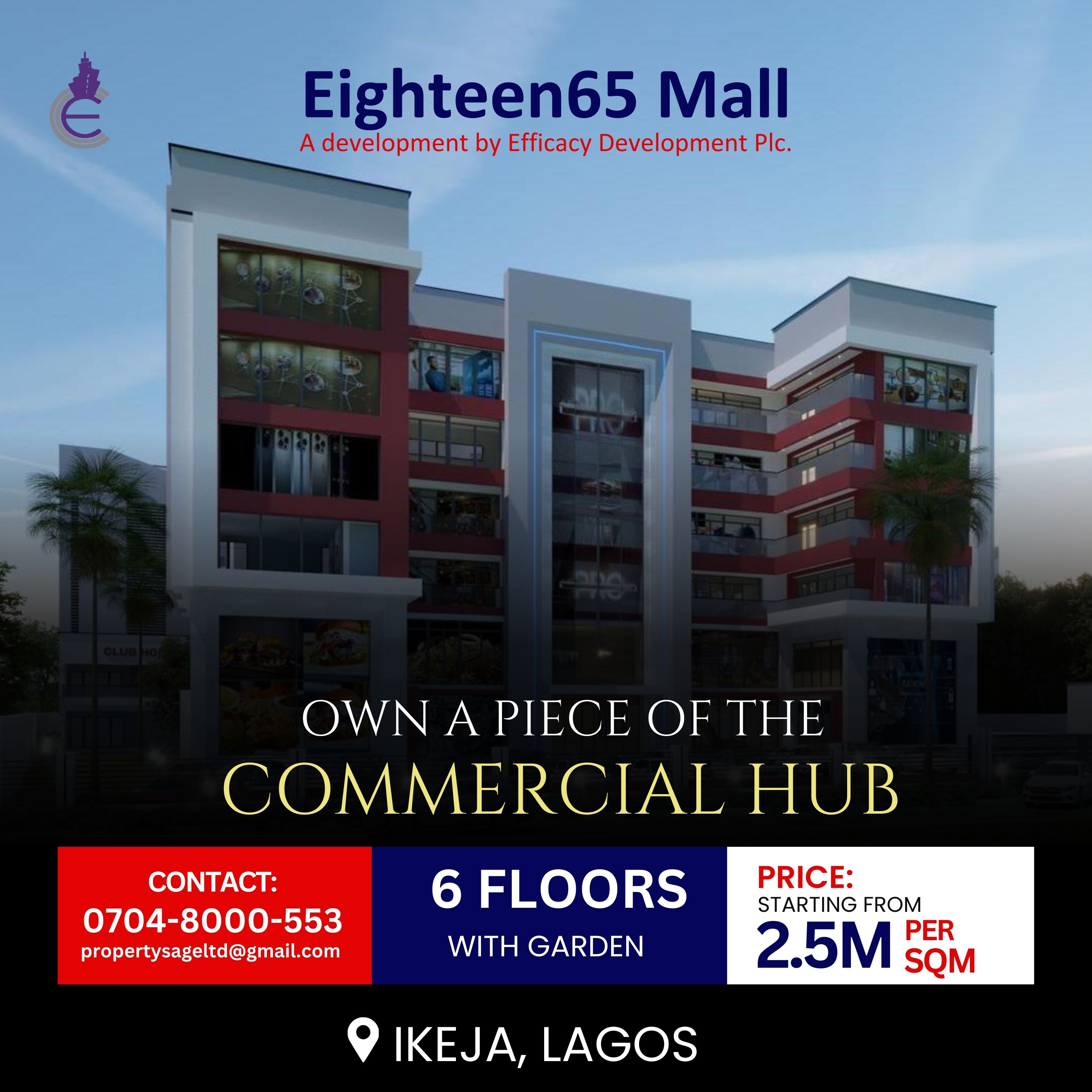 Eighteen65 Mall -- Premium Retail & Office Spaces in Ikeja, Lagos